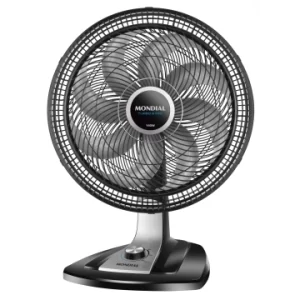 Ventilador de Mesa Mondial Turbo 8 Pás Preto 40cm 3 Velocidades Preto 220V - VTX-40-8P